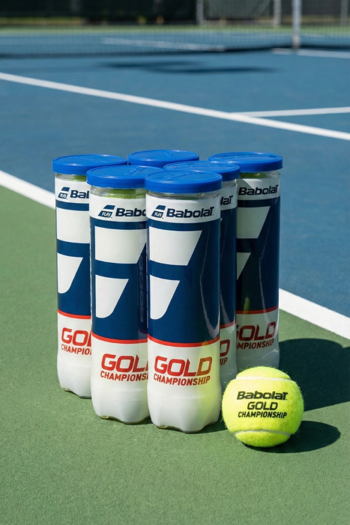 bola tênis babolat gold
