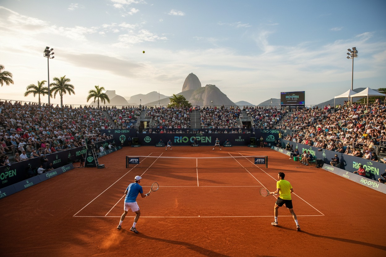 Rio Open: Jogo de tênis no Rio de Janeiro